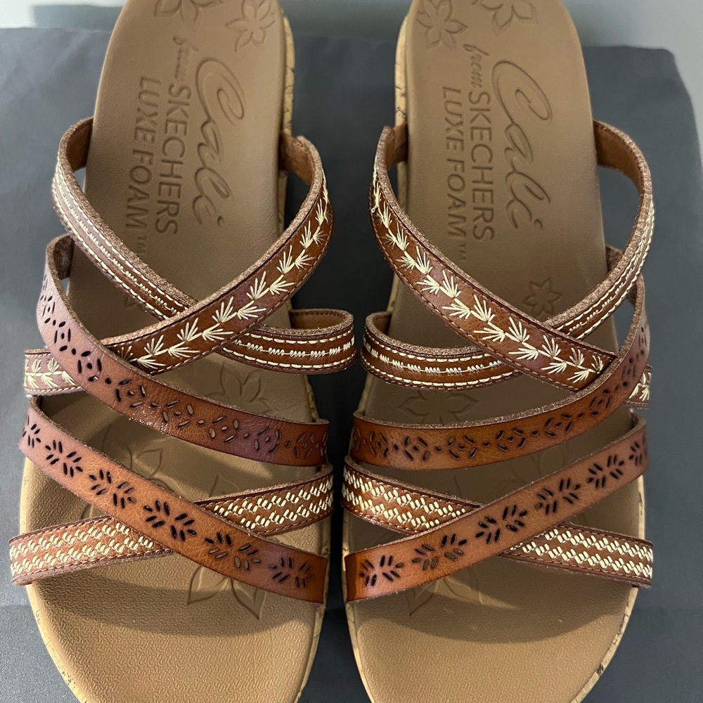 NWT Cali by Skechers Women’s Wedge Sandals;
Style: Tiger Posse; Sz 8; Vegan - Picture 4 of 13